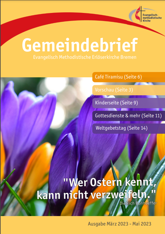 Gemeindebrief März - Mai 2023